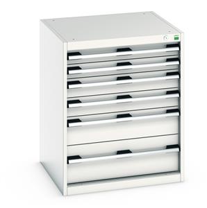 Bott Professional Cubio Tool Storage Drawer Cabinets 65cm x 65cm Bott Cubio 6 Drawer Cabinet 650W x 650D x 800mmH